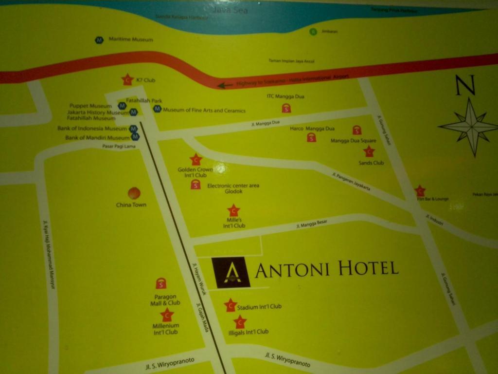 Antoni Hotel Jakarta Exterior foto